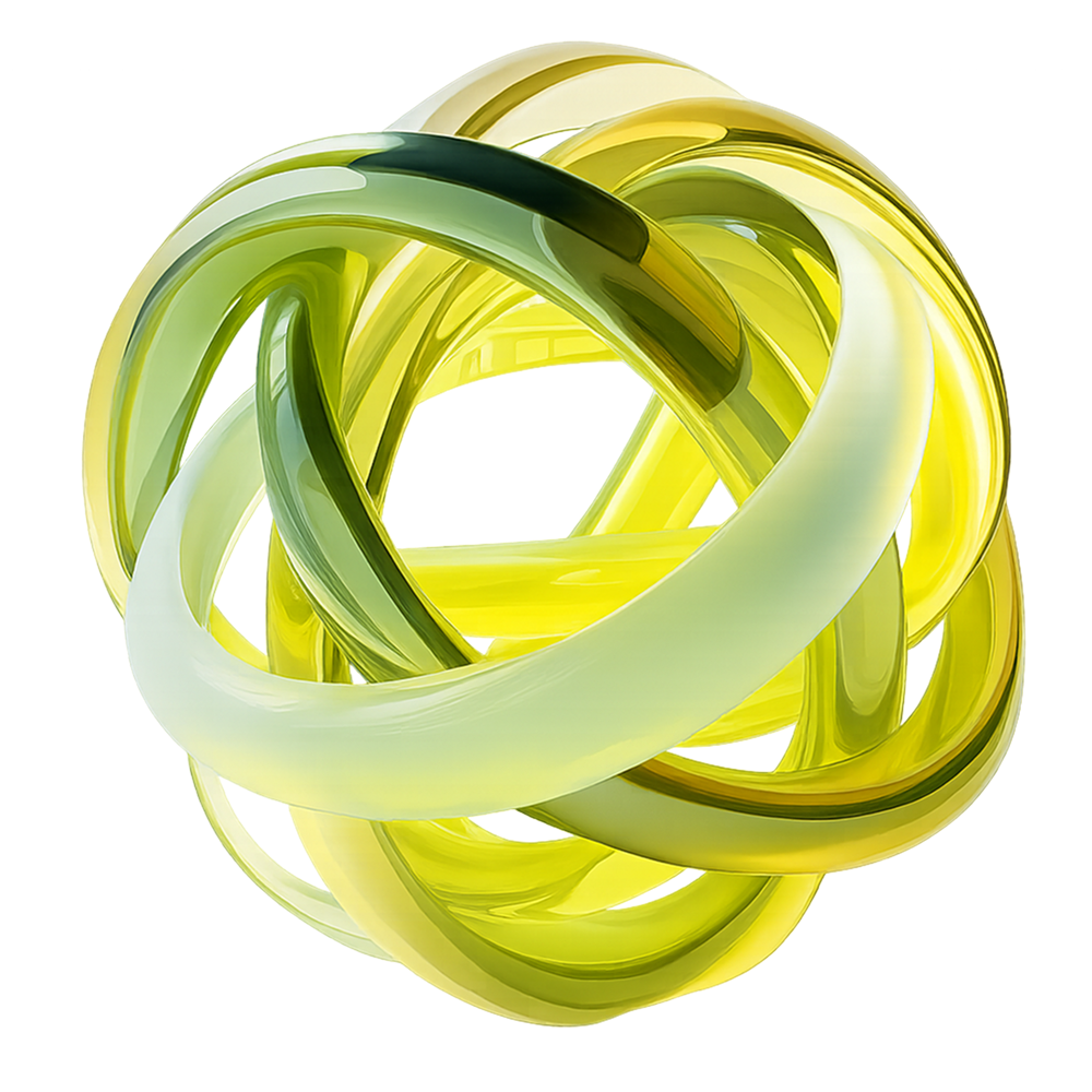 abstract metalic shape